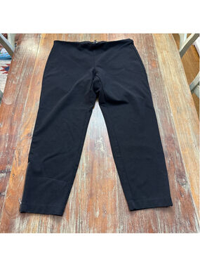 Eileen Fisher Black Ankle Dress Pants Large